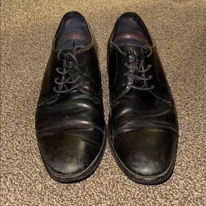 Classic Black Leather Men's Dress Shoes